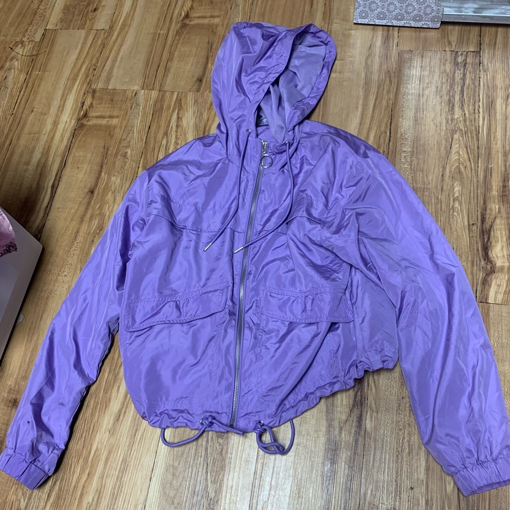 Brand new purple windbreaker